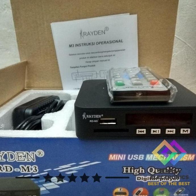 Bestone- MODUL KIT RAYDEN RD-M3 MP5 MP 5 VIDEO MP4 MP3 RADIO FM USB SD ORIGINAL