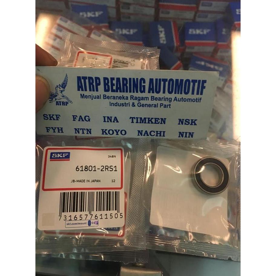 BALL BEARING 61801 2RS / 6801 2RS SKF