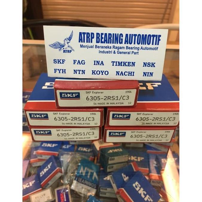 BALL BEARING 6305 2RS1/C3 6305 2RS C3 SKF