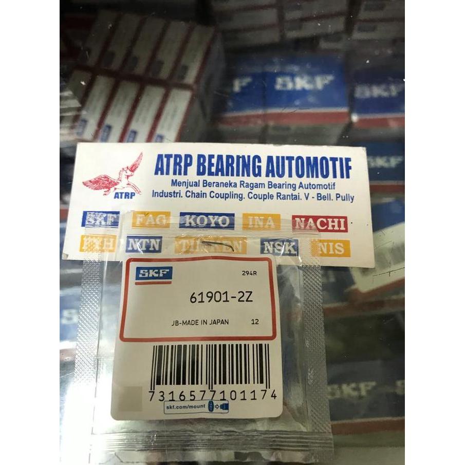 BALL BEARING 61901 2Z / 6901 ZZ SKF