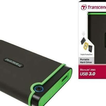 Hardisk HDD External Transcend Storejet USB3.0 1TB Antishock