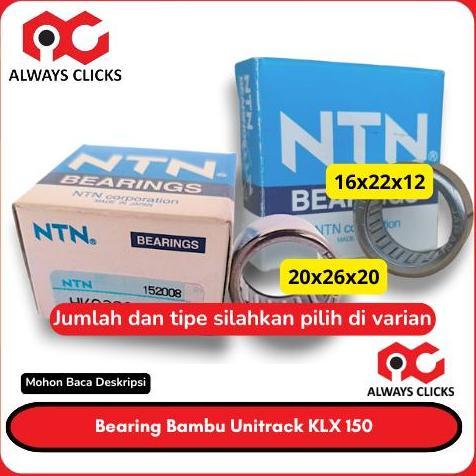 Bearing Bambu Unitrack KLX Set - Laher Bambu Unitrack KLX - Needle Bearing Unitrack KLX untuk Motor 