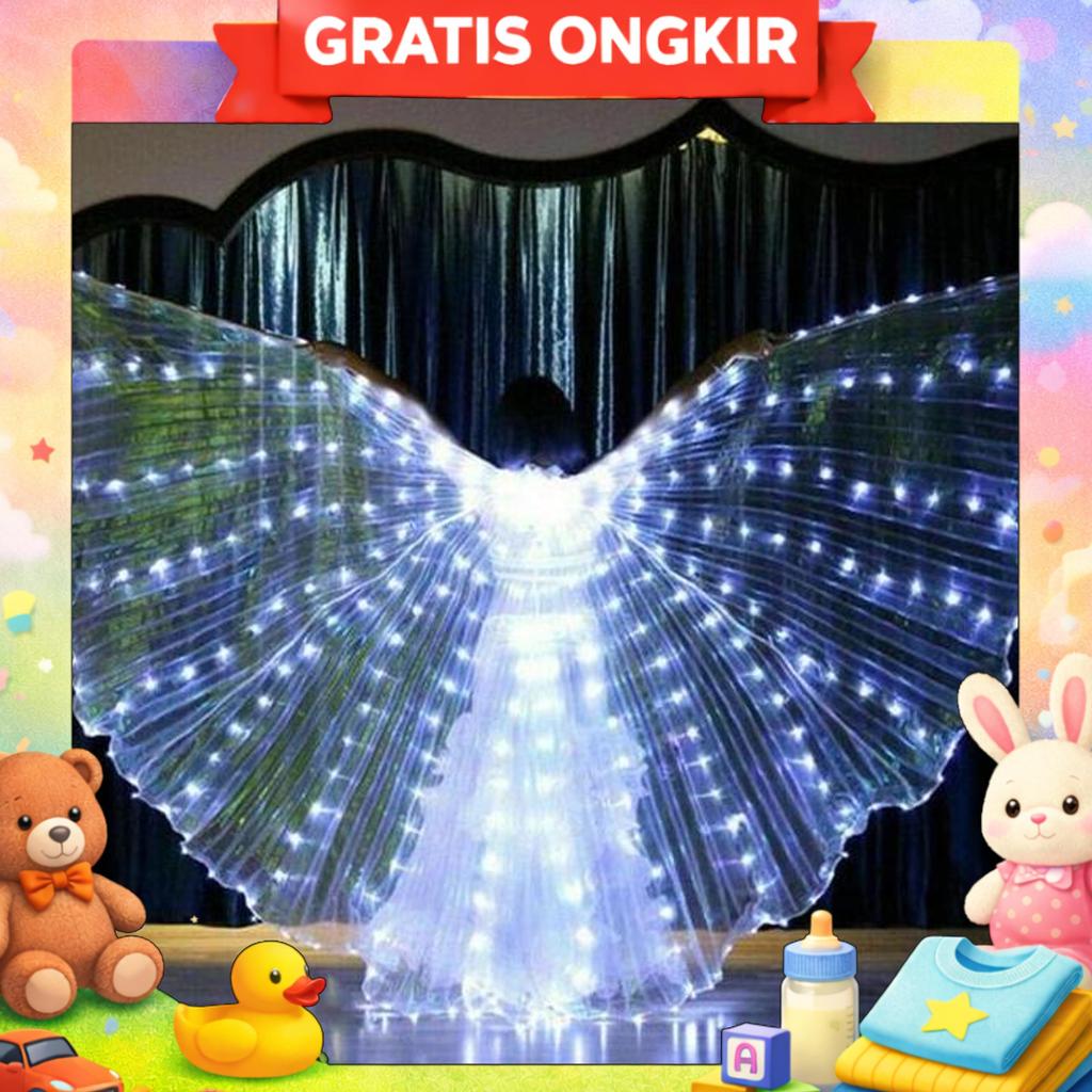 Kostum Sayap Malaikat Led Sayap Malaikat Anak Aldult Sayap Tari Penari