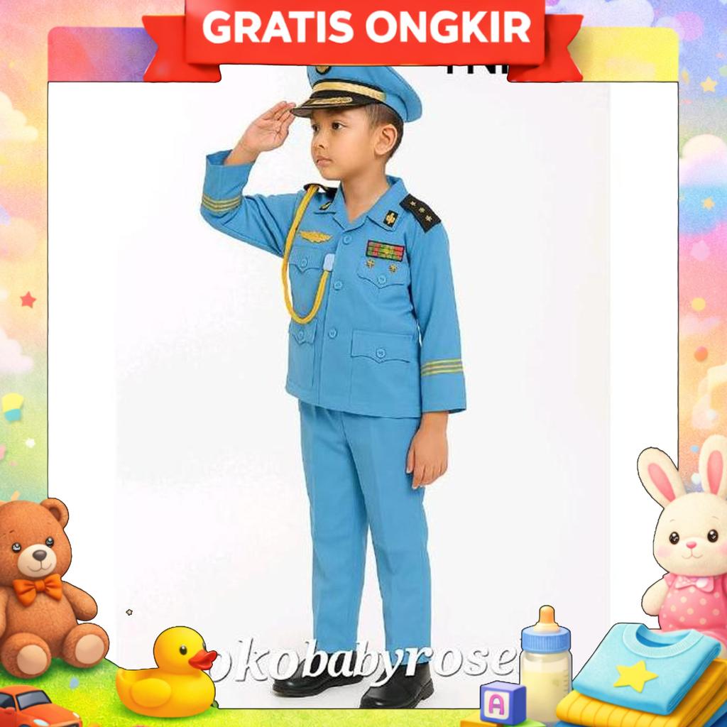 Baju Profesi Angkatan Udara / Tni Au Anak Kemeja Fashion