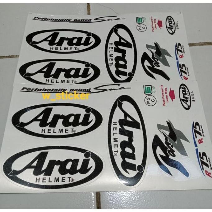 Thebest- Stiker helm set Arai Ram 4