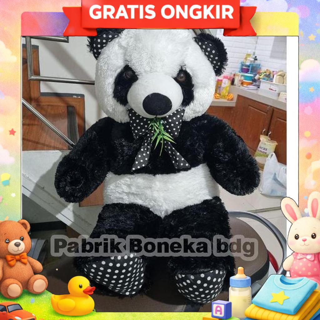 Boneka Panda Raksasa Berdiri  Boneka Beruang Lucu Besar Sni 1.1Meter