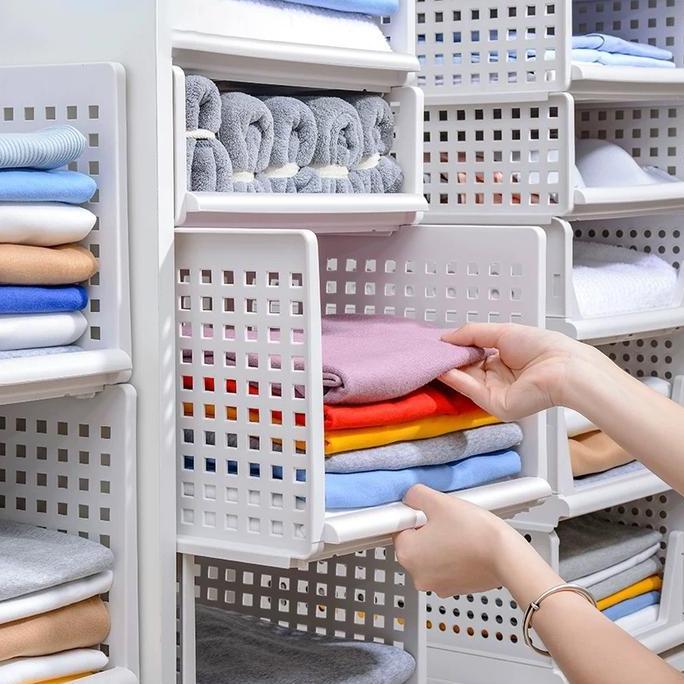 P_dalali - 99KHOME Tempat Penyimpanan Pakaian Rak Laci Plastic Anak Mainan H019