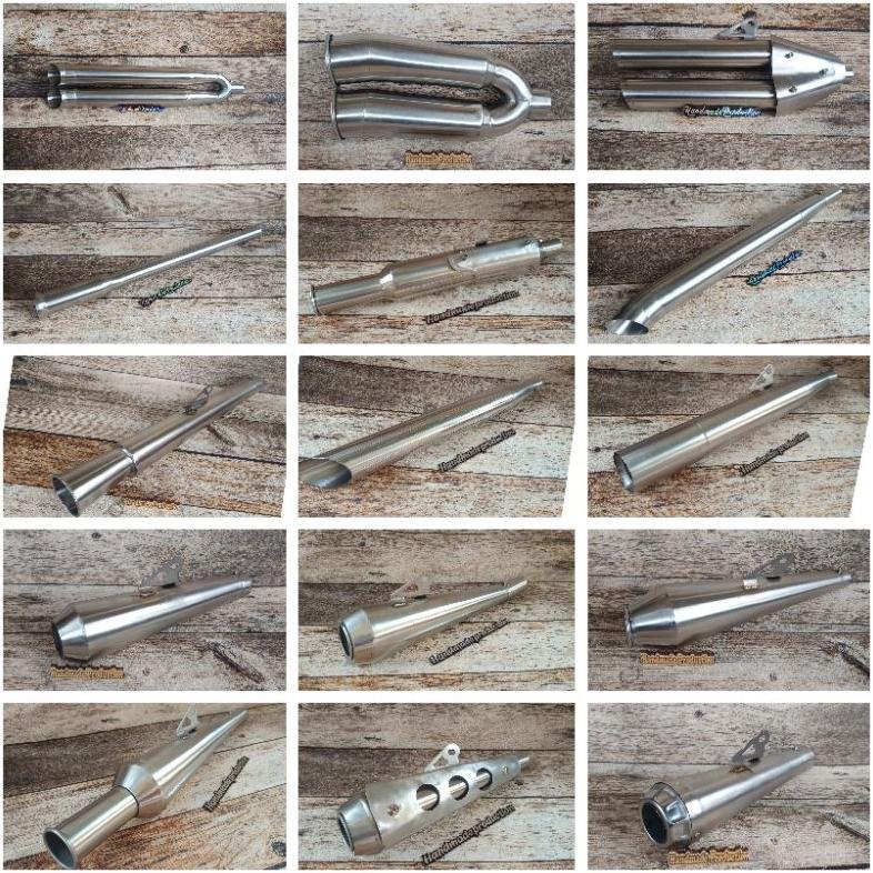 Sale Knalpot Motor Japstyle Kenalpot Motor Custom Japstyle Caferacer Bratstyle Knalpot Cb Tiger Mega