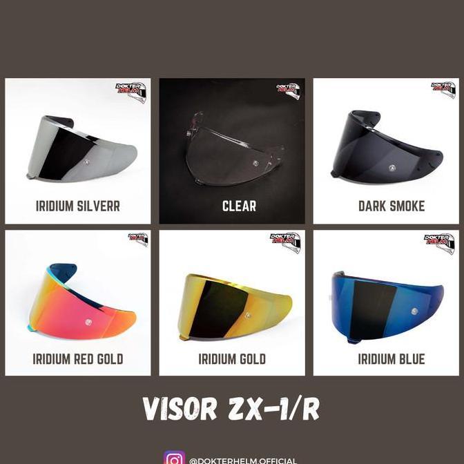 Thebest- KACA VISOR NJS ZX1 ZX-1 ZX-1R ZX1 R V2 FLAT