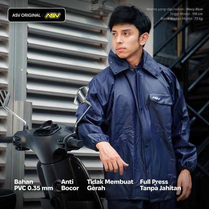 Jas Hujan ASV 02 Karet PVC Rubber