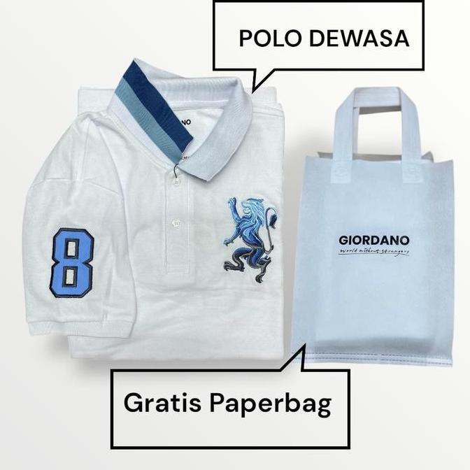 BEST SELLER / PREMIUM Poloshirt GRDANO 3D Lion mens shirt [KRAH RAJUT DAN SABLON]