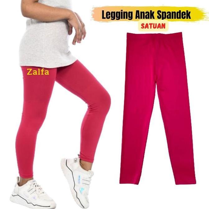 DF207 >> Legging Anak Cewek Polos Spandex Premium ( umur 4th - Remaja ) Fashion