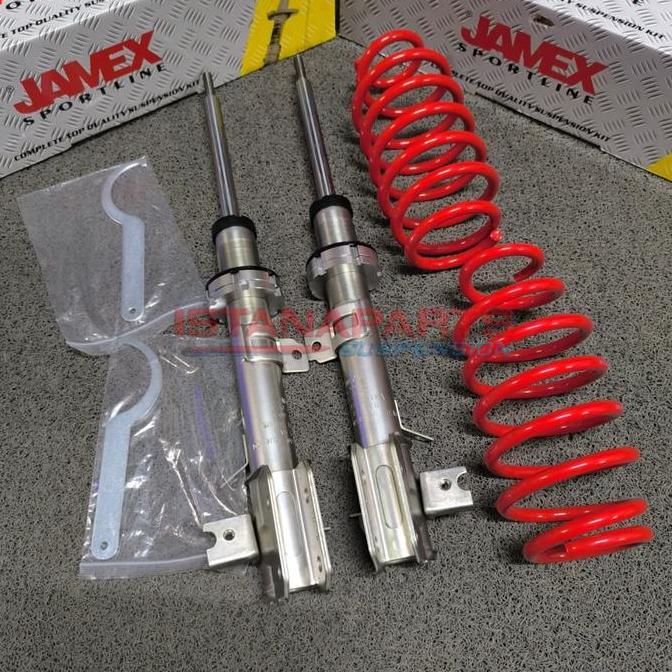 Murah Shockbreaker Coilover Merk Jamex Adjustable Suzuki Ertiga Th 2012 - 2018 Depan Original Asli