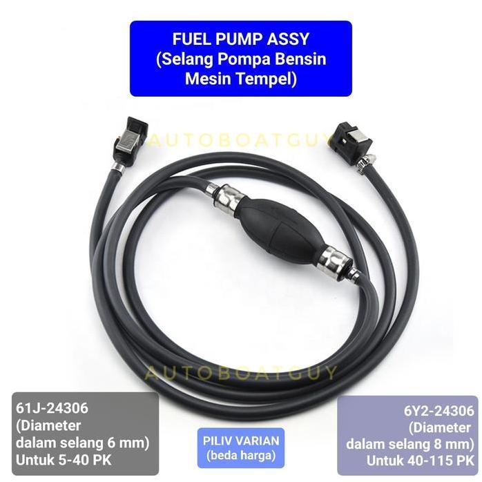 Selang Bensin Mesin Tempel Outboard Motor Fuel Primary Pump Yamaha Parsun Ready