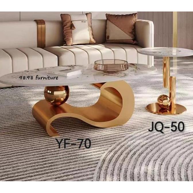 Terlaris Meja Tamu Marmer- Meja Tv- Meja Pajangan Marmer -  Medan