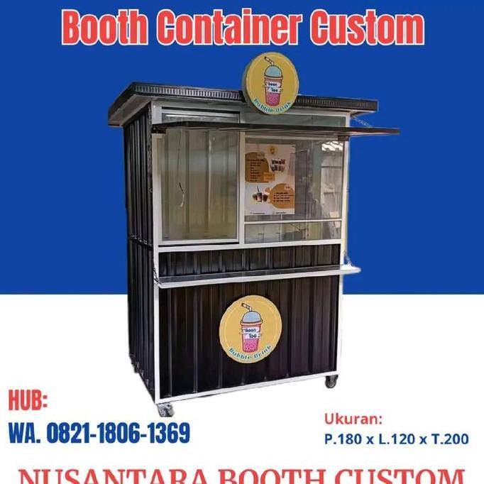 Terlaris Booth Container Jualan Booth Container Custom Umkm Murah Booth Container Cafe Mini Siap Pak