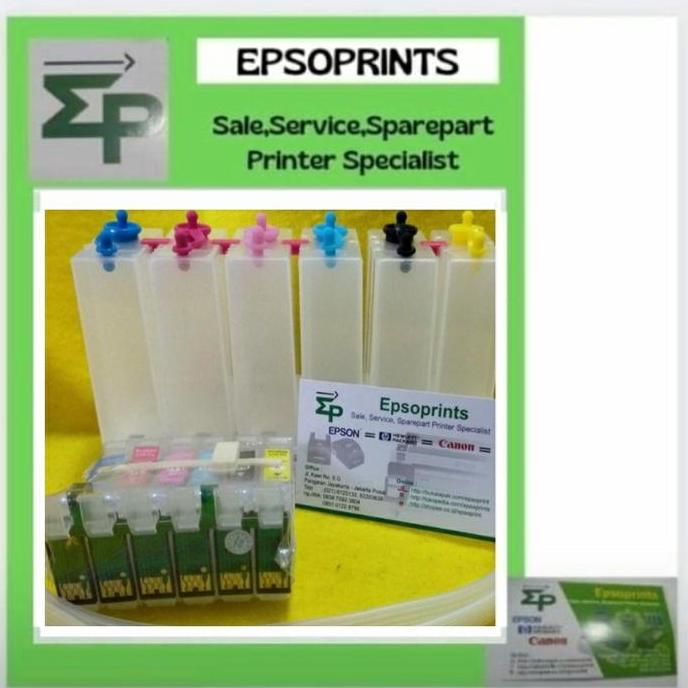 Catridge Ciss Plus Tabung Tinta Epson 1390 T60 Infus Printer R1390 85N