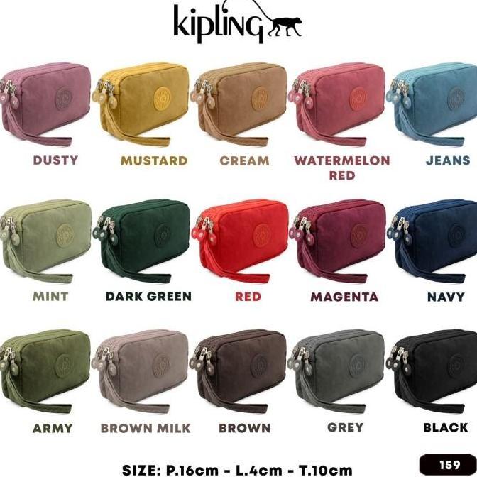 BEST SELLER / PREMIUM Dompet Koin Kipling 159 3 Resleting