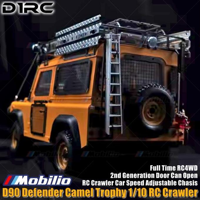 D1Rc Ds275 D90 Defender Camel Trophy 1/10 Scale 275Mm Wheelbase Rc Crawler Car Adventure New