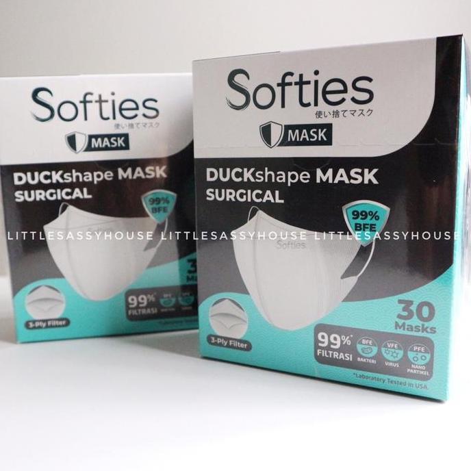 MASKER SOFTIES DUCKSHAPE SURGICAL BOX - masker duckbill - littlesassyhouse