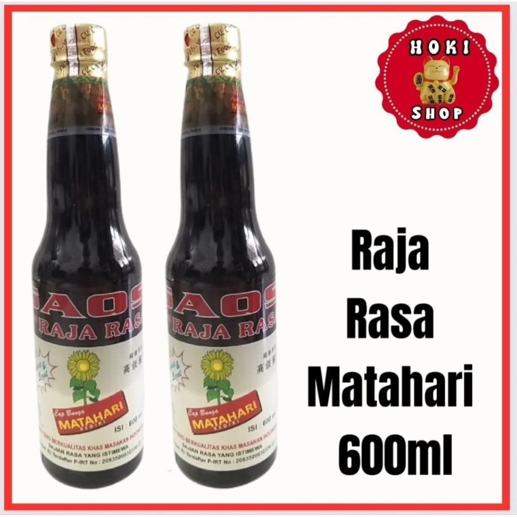 Kecap Raja Rasa Cap Bunga Matahari 600ml HALAL MUI / Saos Raja Rasa Matahari
