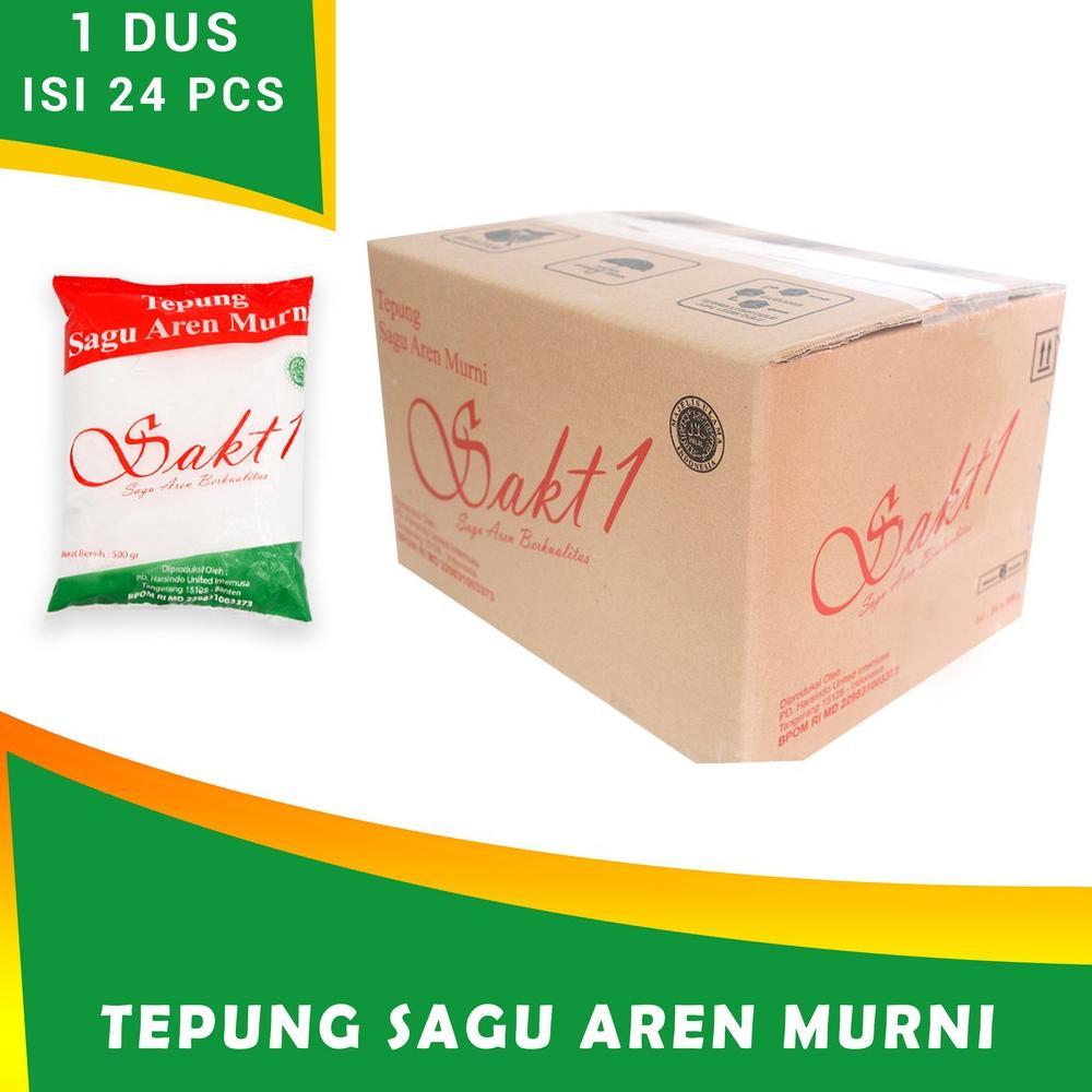 Tepung Sagu Aren Murni SAKTI / SAKT1 500 gr Isi 24 Pcs