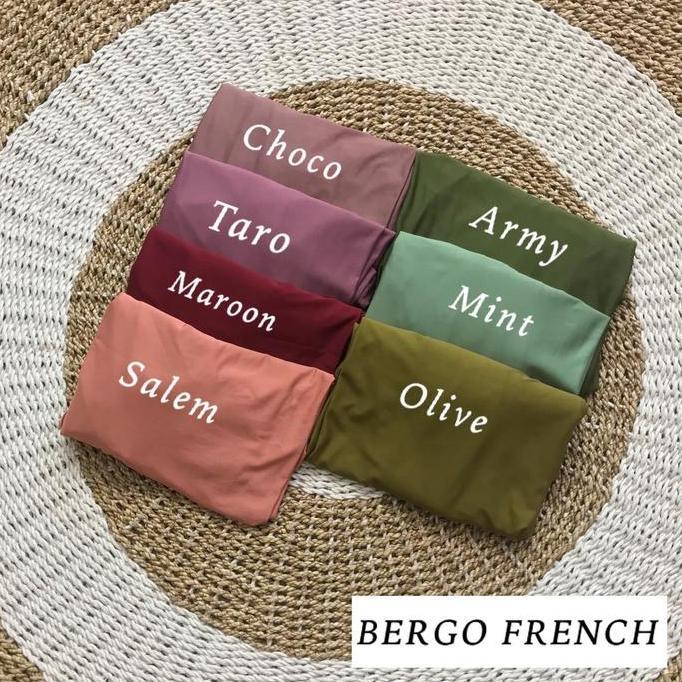 Terpopuler- Bergo French 3In1 Jumbo Cadar Jersey / Hijab Instan Daily Lesti Premium Jilbab Wanita Mu