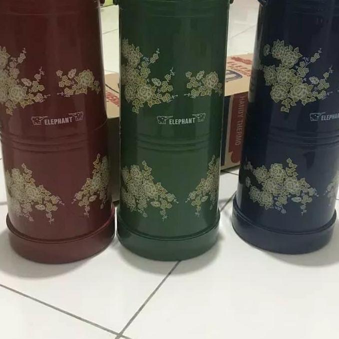 Thebest- (Khusus Gojek) Termos Air Panas Plastik 2 Liter Elephant Maspion Gajah
