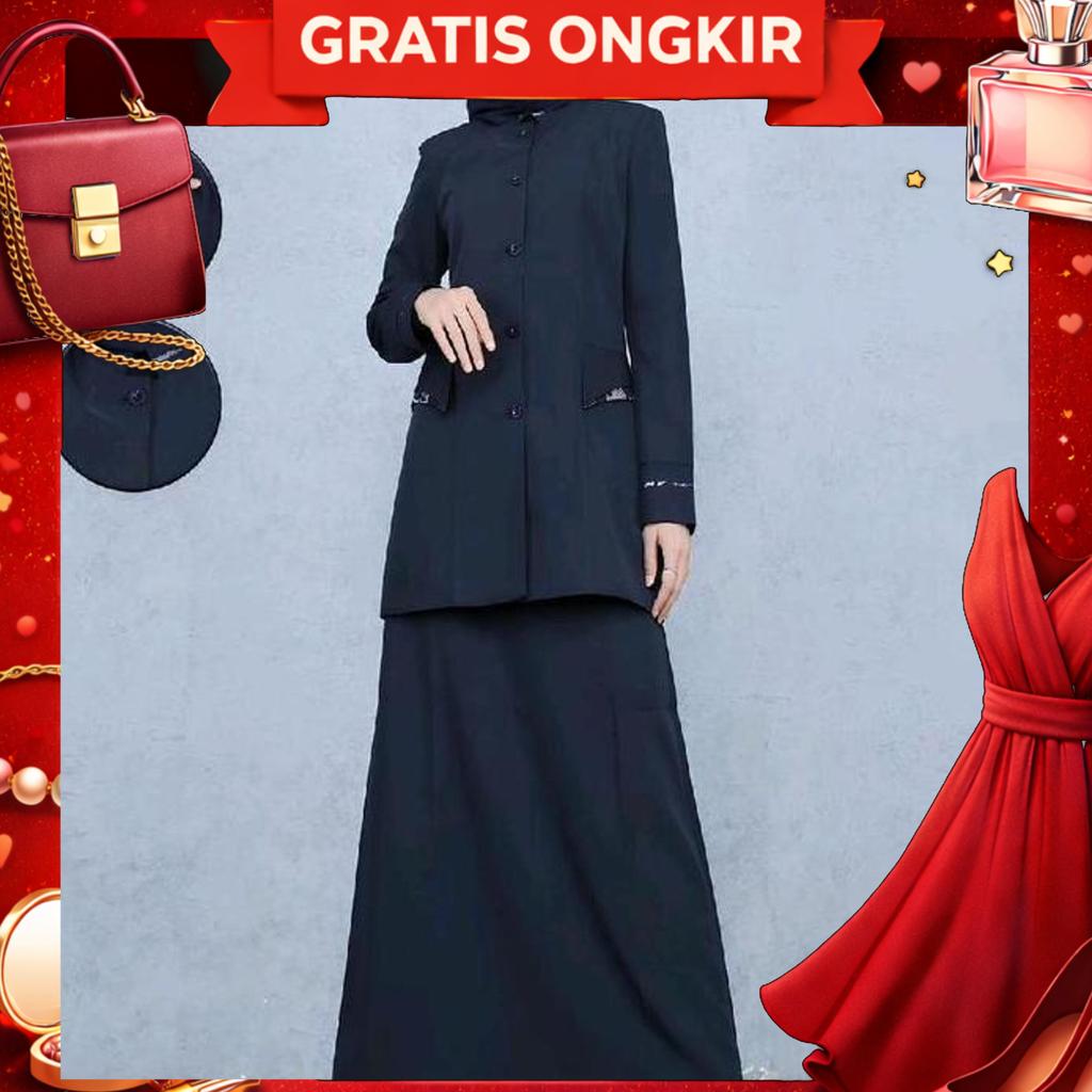 Seragam Pdl Dongker Rok A , Baju Dinas Pdh Biru Dongker Wanita Rok A ,Seragam Kerja Navy , Seragam G