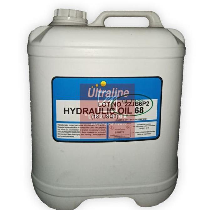 Olinol- Hydraulic Oil-Oli Hidrolik 68 Ultraline 18 Liter Usqt Sae-10 Jumbo