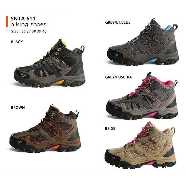 OFFICIAL` Sepatu Gunung Wanita SNTA 611 / 613 / 615 / 616 / 622 Series Free Tali Cadangan Unisex Bar