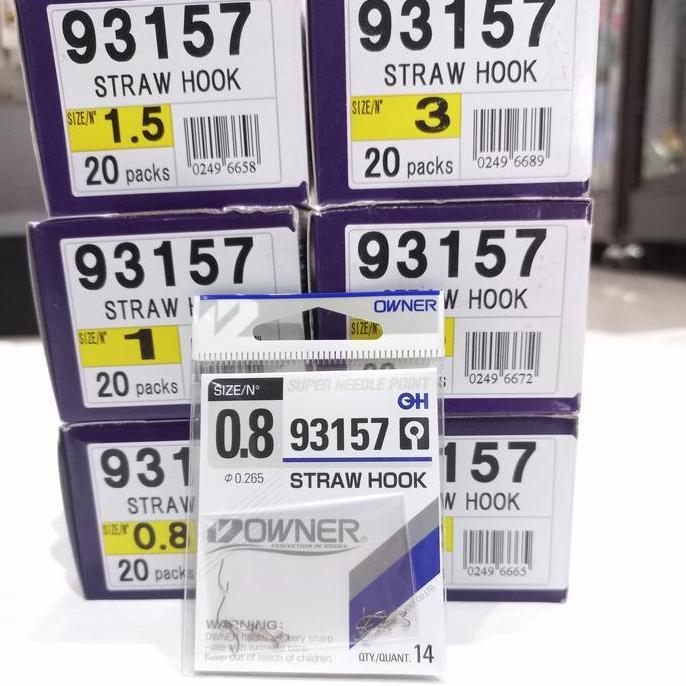 Fhistik- Kail Owner Strawn Hook 93157