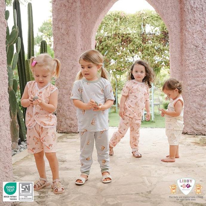 Larisbanget- Libby Stelan Oblong Kutung Motif Tea Time (1 Stel)