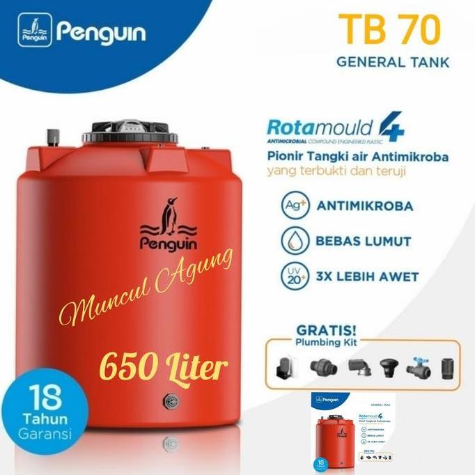 Serbaledeng- Tangki Air Penguin Toren Air Penguin 650Liter Tb70