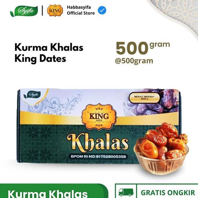 Kurma Khalas Kurma King Dates Khalas 1 Kg