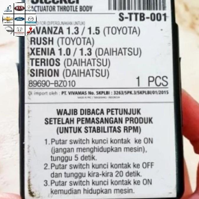 Isc Idle Speed Actuator Avanza Xenia 2004-2015 Terios Rush 2007-2017