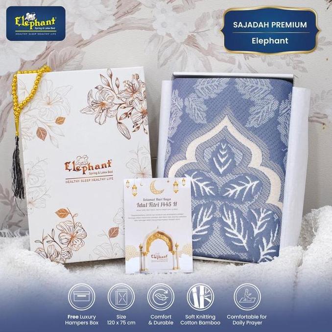 Promo Elephant Hampers Box Sajadah Premium / Sajadah Premium Hampers + Box