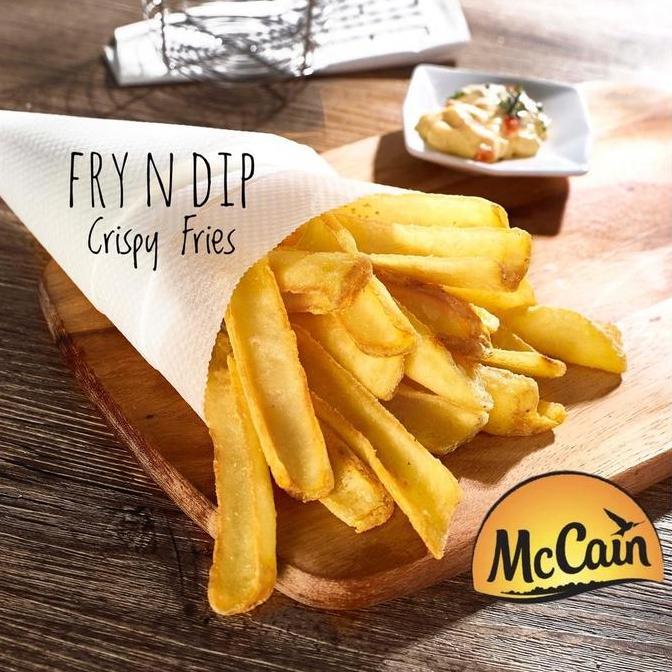 Lapakkita- Kentang Potato Mccain Fry N Dip Surecrisp Skin On Fries 1Kg