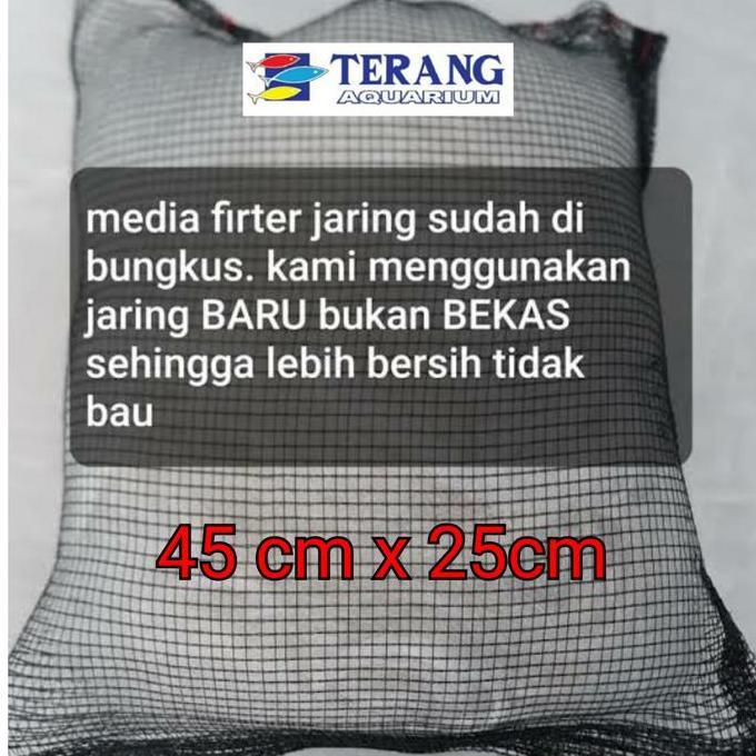 Blebeb- Jaring Nelayan Baru Media Filter Kolam Ikan