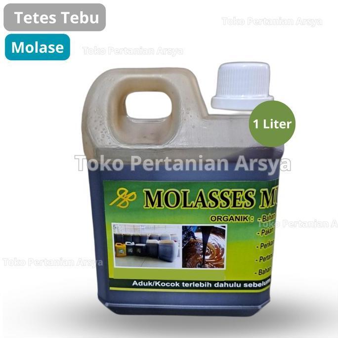 Blebeb- Molase 1 Liter / Tetes Tebu / Gula Tebu Campuran Probiotik Ternak , Ikan Pembuatan Kompos