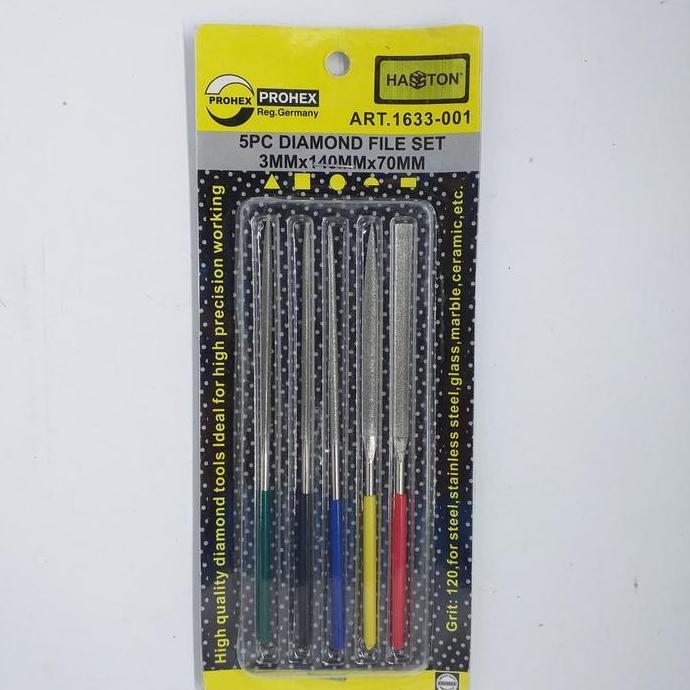 Alatlengkap- Prohex Kikir Set Diamond 5 Pcs / Kikir Intan