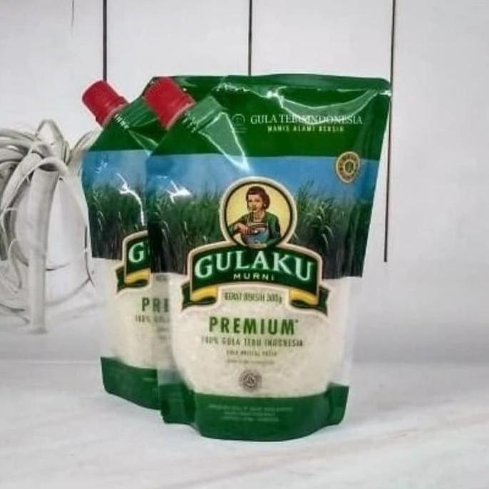 Bestone- GULAKU Gula Tebu - Pouch 300 Gr Premium Putih