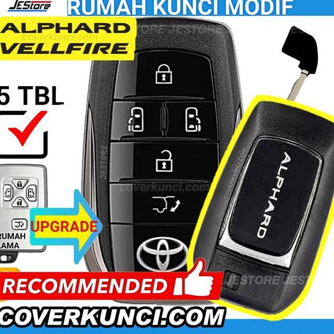 ALPHARD CASING KUNCI REMOTE KEY RUMAH KUNCI MODIF ALPHARD TOYOTA KUNCI