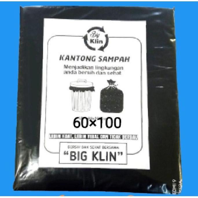 Kantong Sampah Plastik Hitam 60x100 cm HDPE 40 Micron Isi 36 Pcs