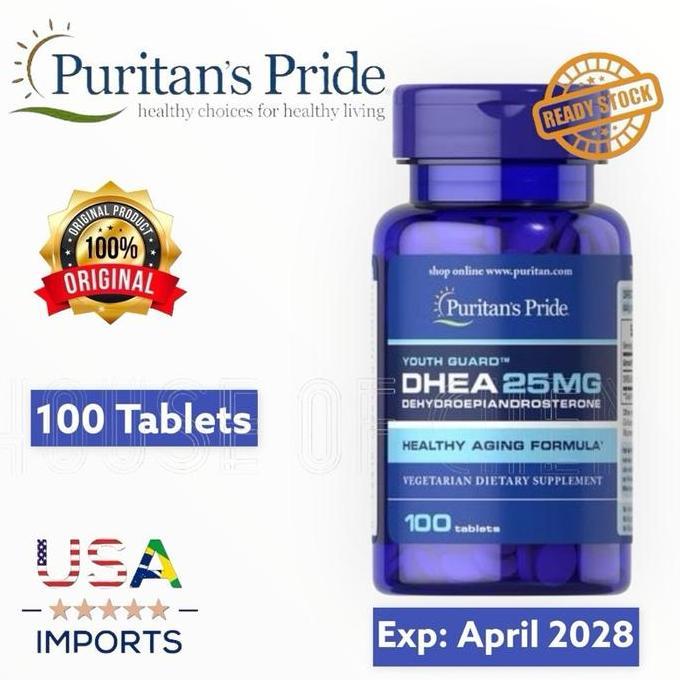 PURITAN PRIDE DHEA 25 mg 100 Tablets Puritan's Pride USA