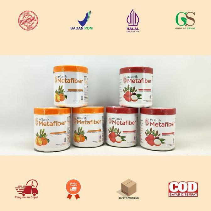 Manado mGanik Metafiber 450 Gram Suplemen Serat Diabetes Herbal Alami