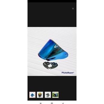 Bestone- Paket busa Helm NHK R6 Full set kancing besi / kaca + tali + karet