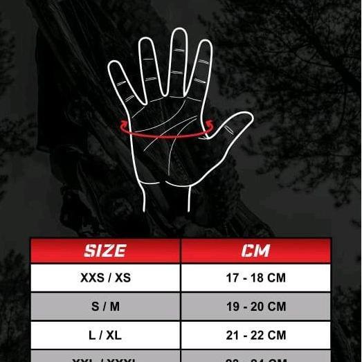 Sarung Tangan Sepeda Avelio Iron Cross Black/Avelio