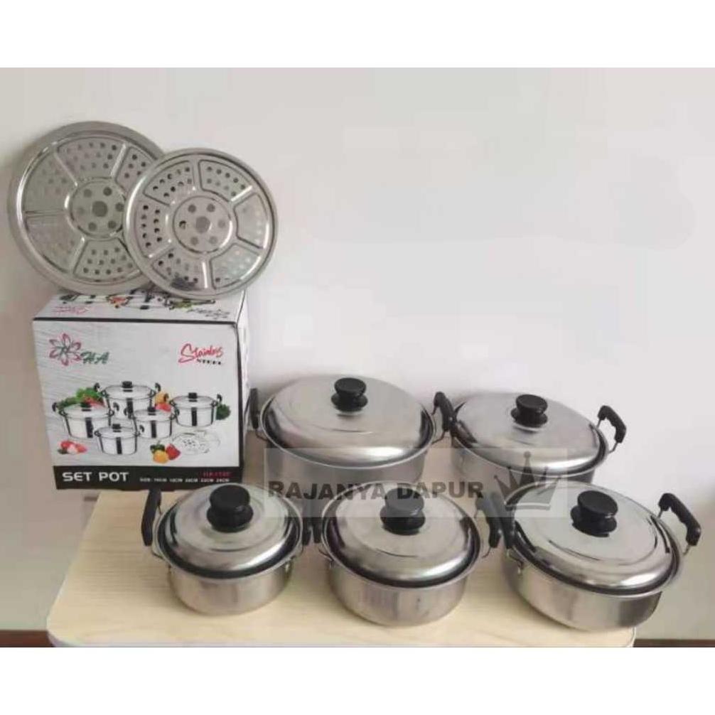 panci ha - Panci america 555 steamer - panci set stainless 555 - panci kinko 555 - panci kingko - - 