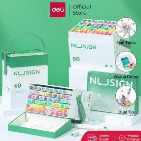 Nusign Sketch Marker / Spidol Sketsa Dual Tip Non Toxic NS736